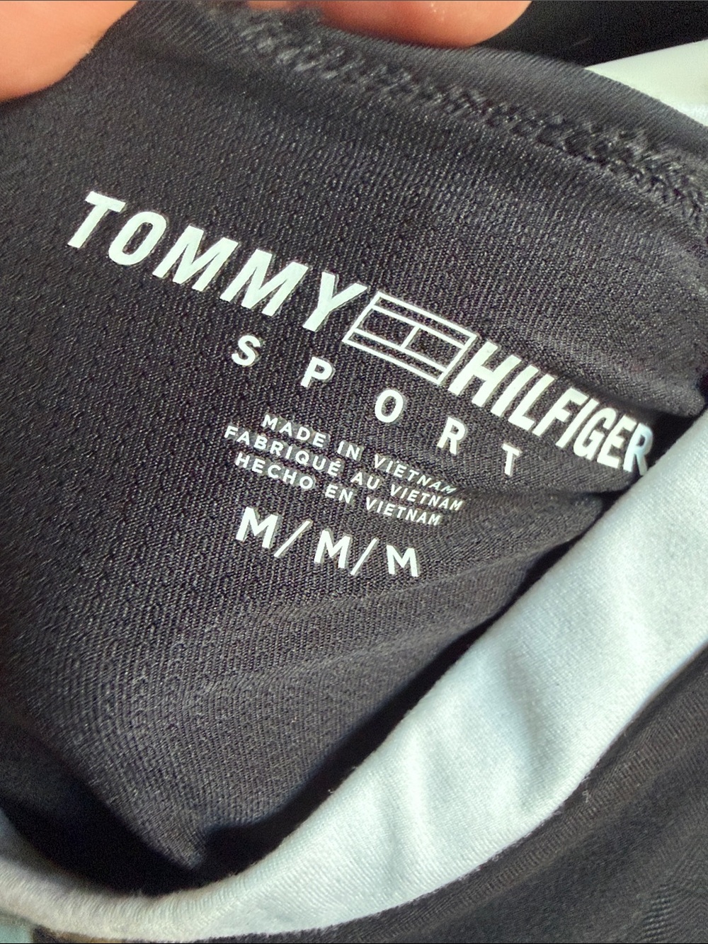 Tommy Hilfiger Black Pleated Skater Skirt with White Waistband - Picture 5 of 7
